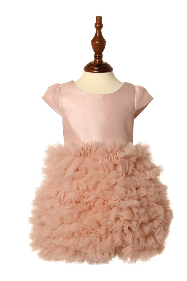 Ruffle Bubble Girl Babyklänning från Cinderella Couture USA 9116B