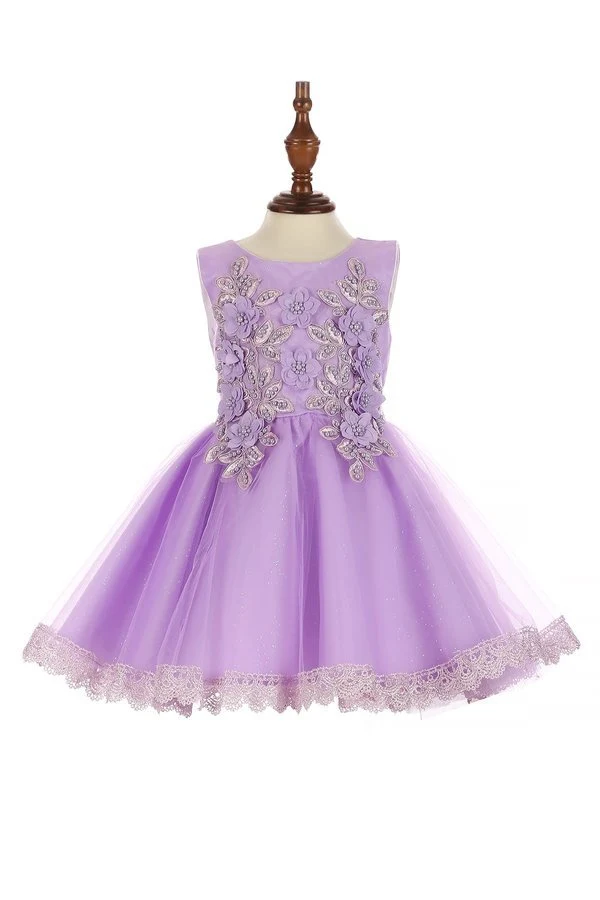 Spets Tyll Girl Baby Dress från Cinderella Couture USA 9126B