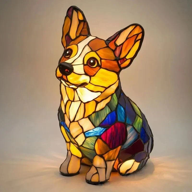 Glow-lampa Kunglig Corgi