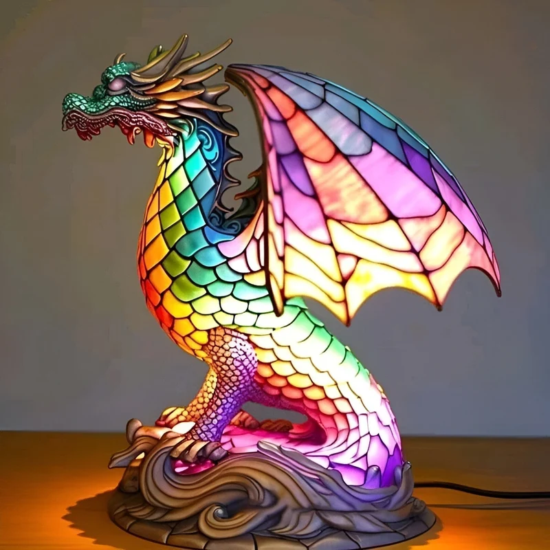Glow-lampa Mystisk Drake