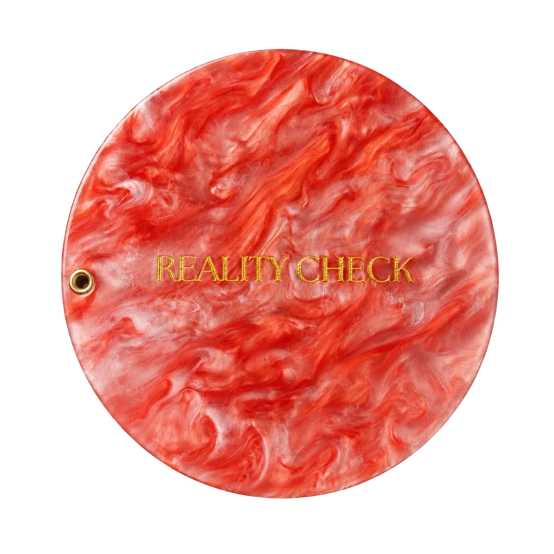 Reality check mirror - PINK