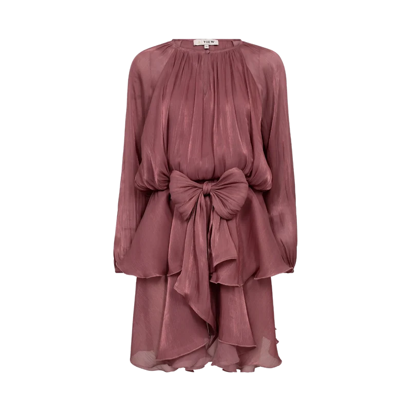 Ovena Dress - Old Rose