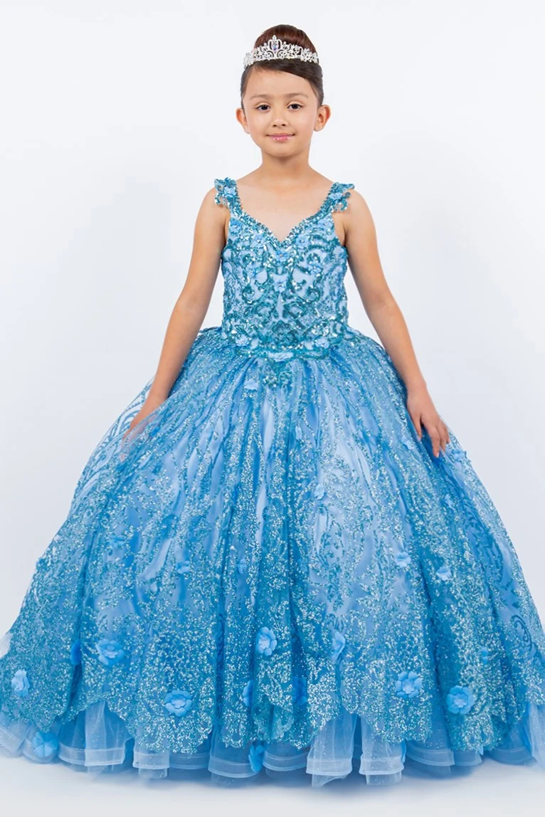 Broderad Sweetheart Neckline Mini Quince Klänning från Cinderella Couture USA AS8110