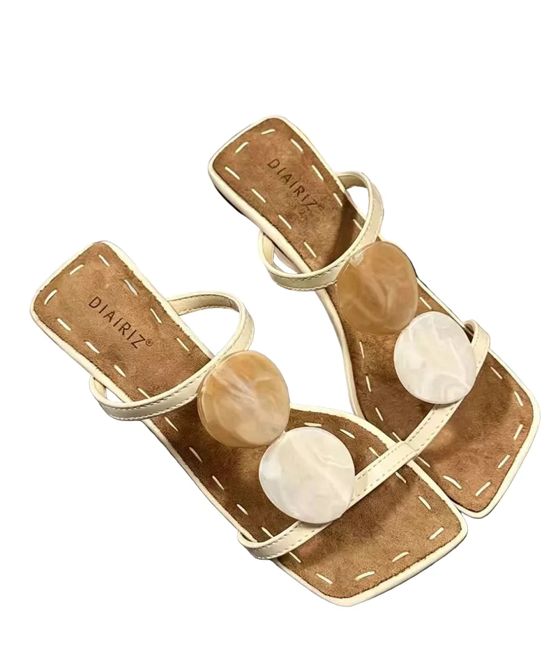 Kvinnors Högklackade Sandaler Tidlös Design