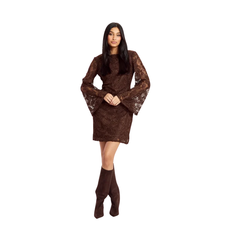 Annie Dress - Brown