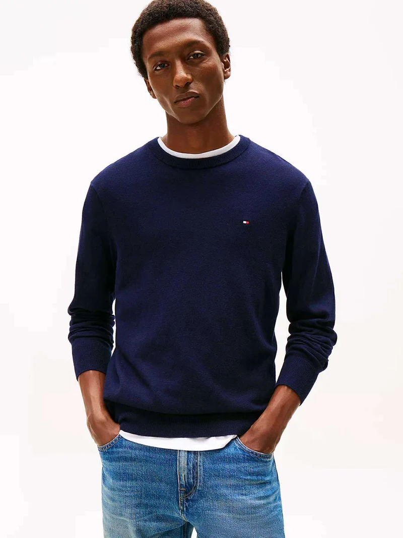 Pima Org CTN Cashmere Crew Neck