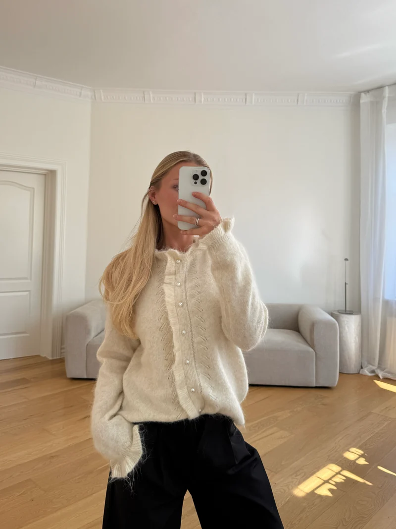 Hannah cardigan creme