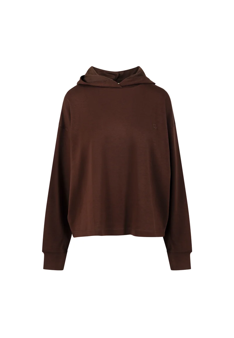 Billie huvtröja - Chocolate brown