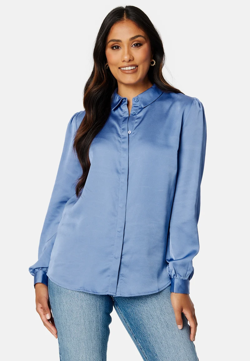 Ellette Satin L/S Shirt
