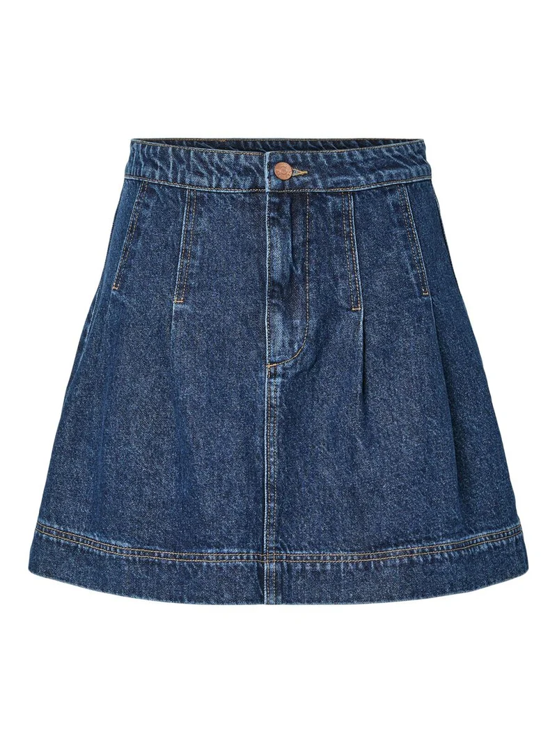 YASSalino HW Denim Skirt