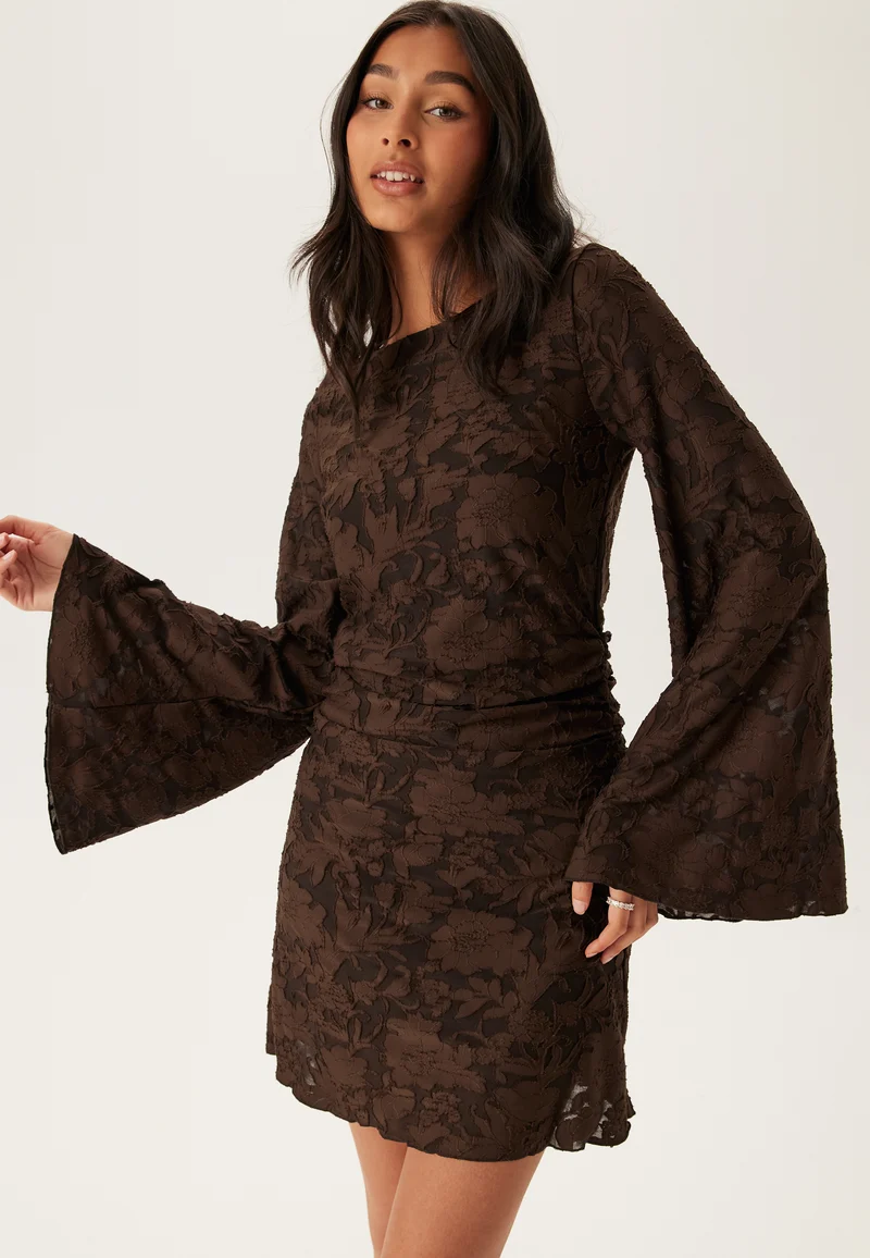 Jacquard Stretch Short Dress