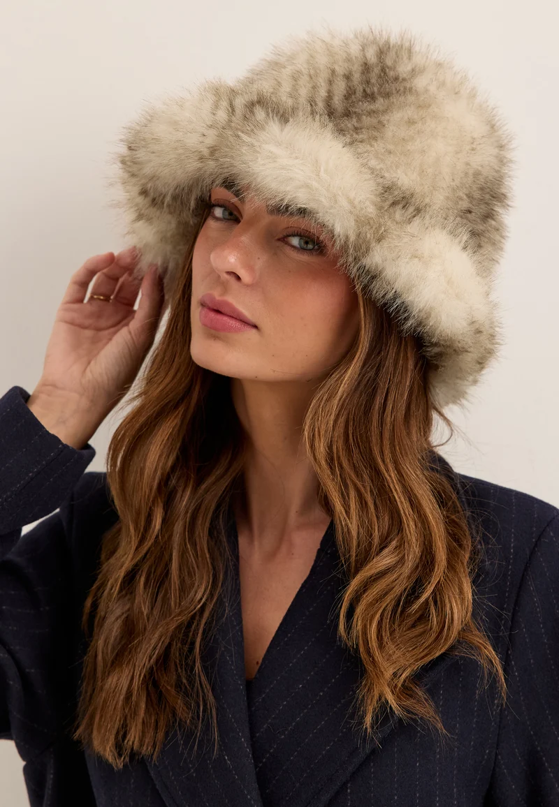 Faux Fur Bucket Hat