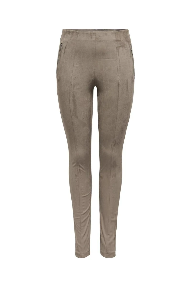 Only - Onlangali Life Zip Faux S Legging Cc - 4786368 Walnut