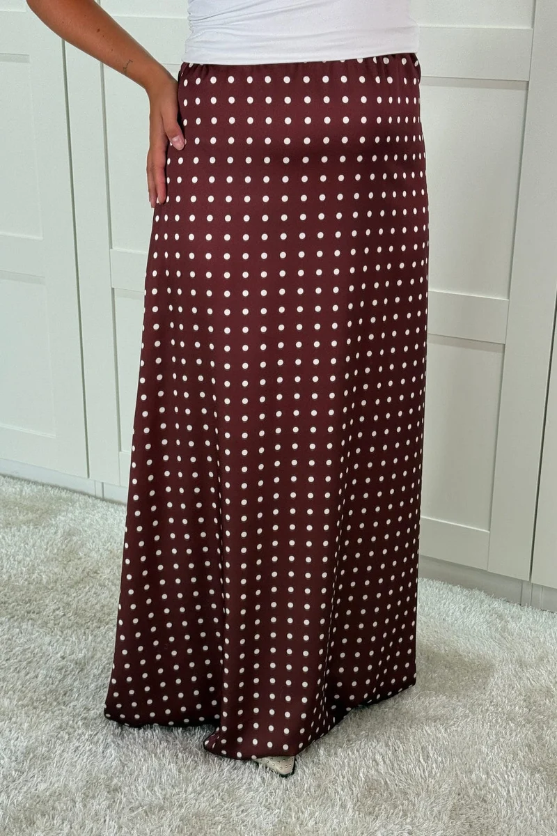 A-bee - Sabrina Skirt - Dark Maroon