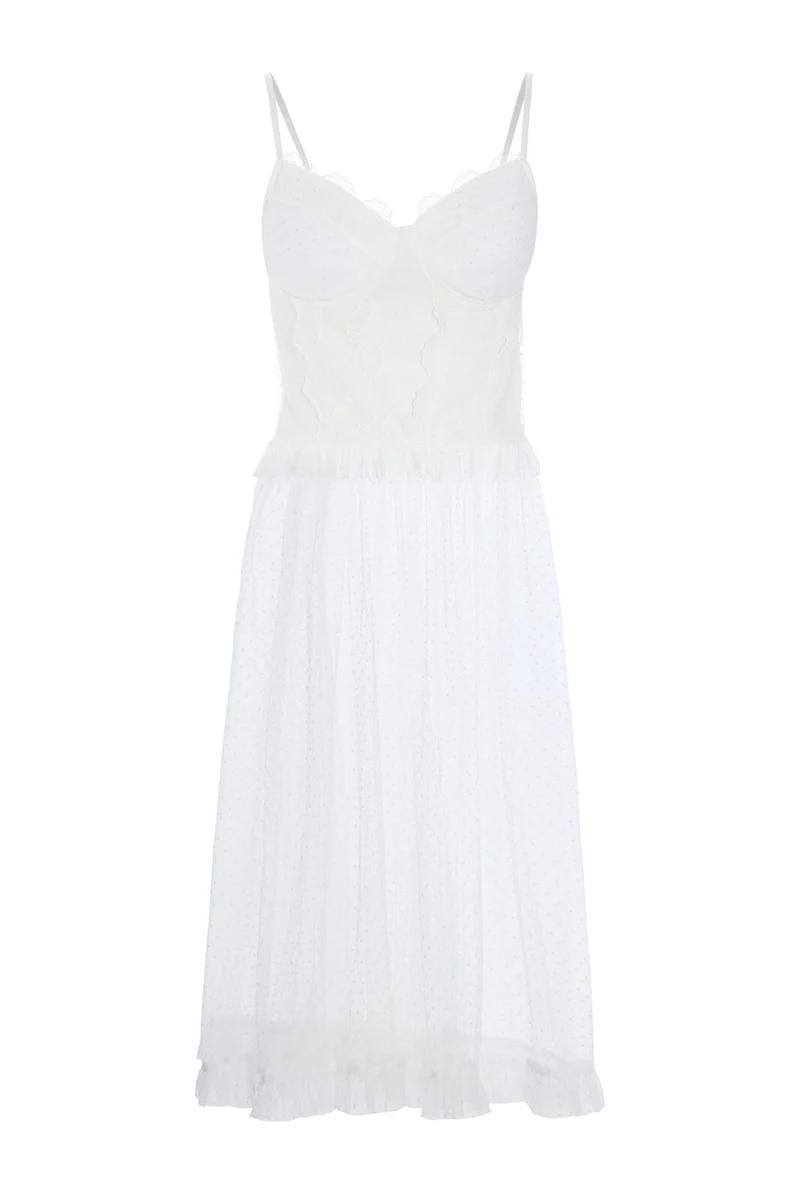 Hunkøn - Leslie Dress 25911 - White