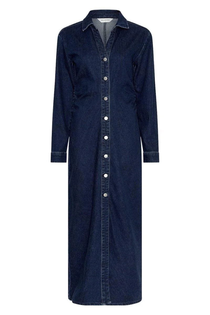 MSCH Copenhagen - Mschmow Shirt Dress 19504 - Dark Blue Wash