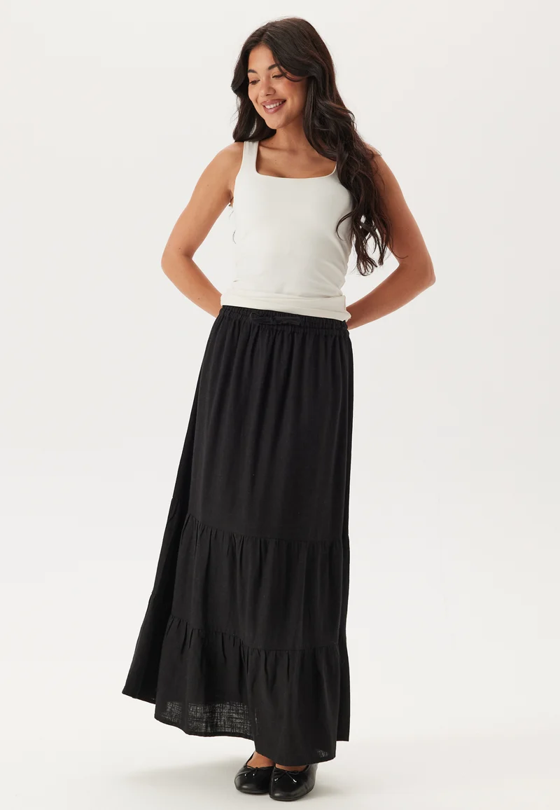 Linen Maxi Skirt