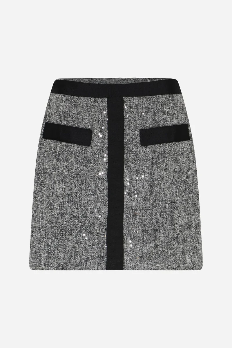 Bruuns Bazaar - Rhytisbbjoanina Skirt Bbw5142 - Grey Melange