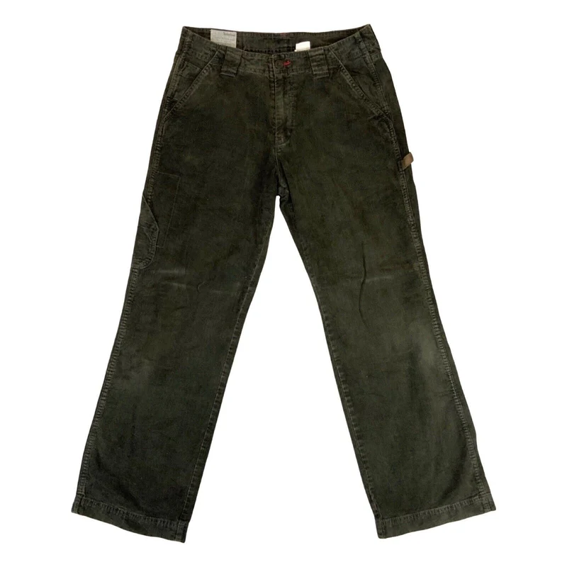 Vintage 00s Y2K Faded Brown Timberland Cotton Utility Carpenter Trousers