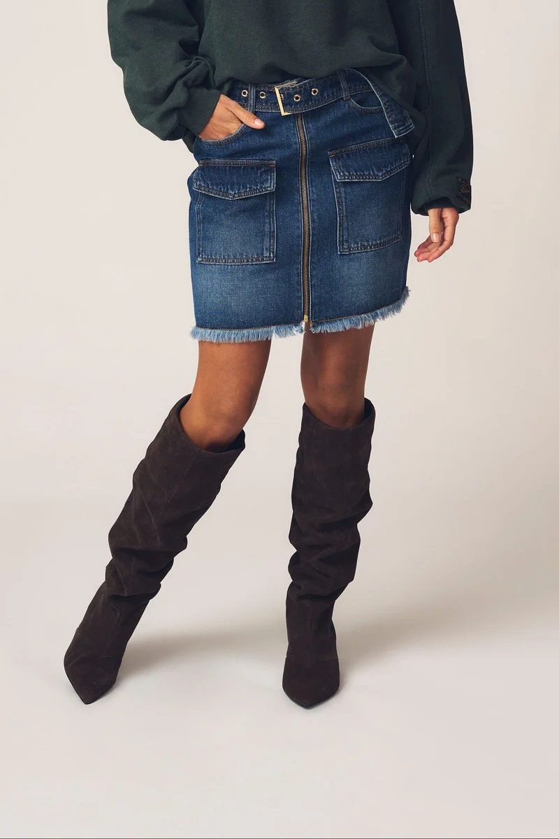 Gossia - Lizgo Skirt G3072 - Dark Blue Wash