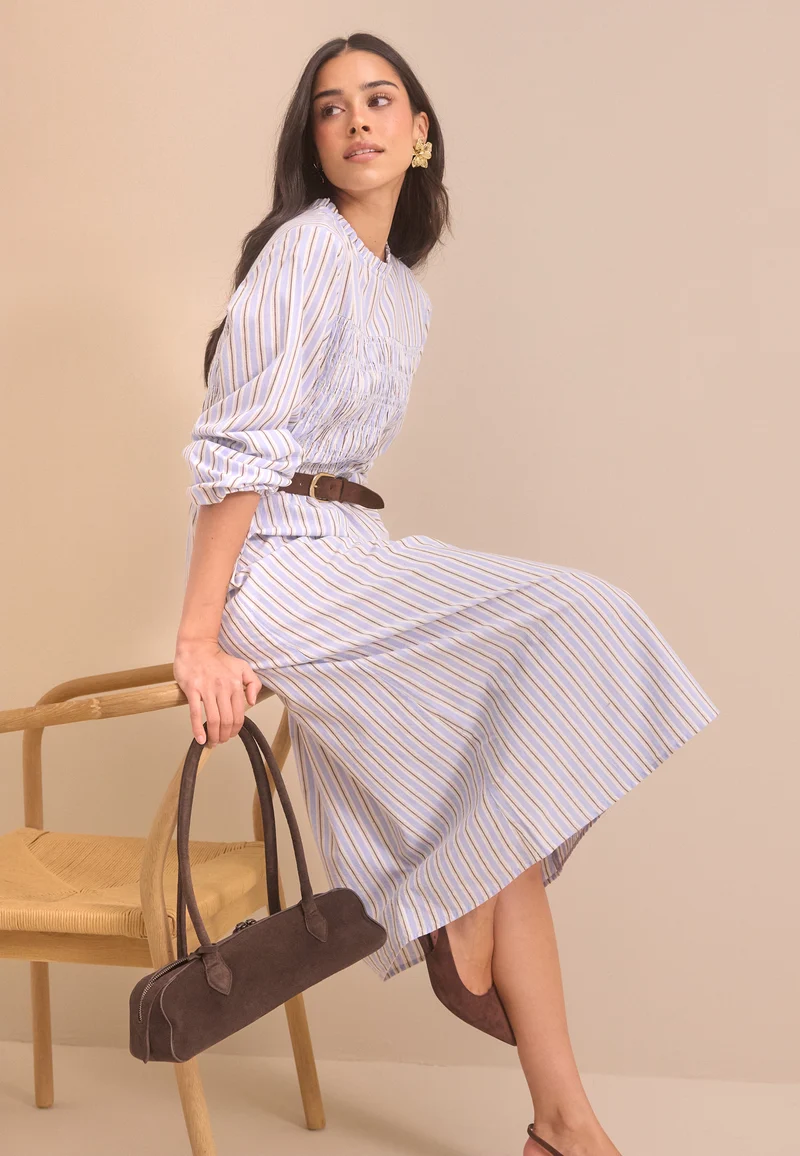 Smock Cotton Dress