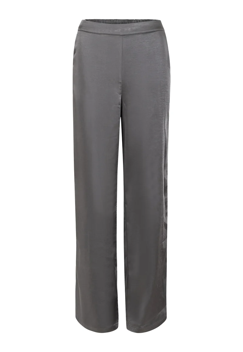 Skyler satin pants - Dark Grey
