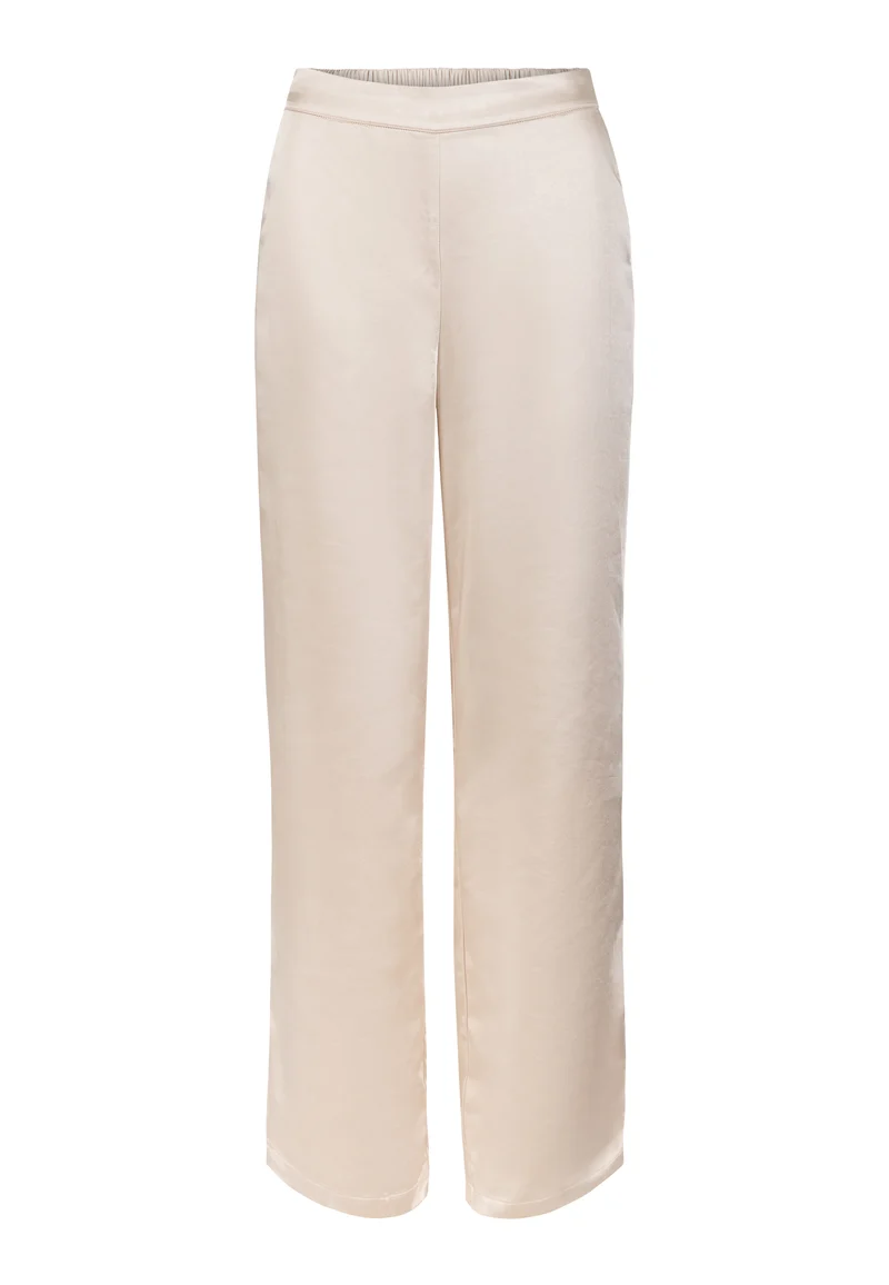 Skyler satin pants - Creme