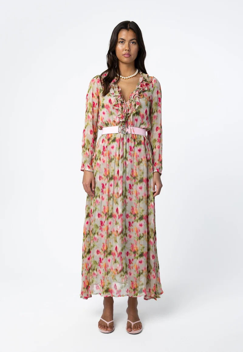 KLÄNNING I BLOMMIGT FADE-TRYCK - Floral fade print