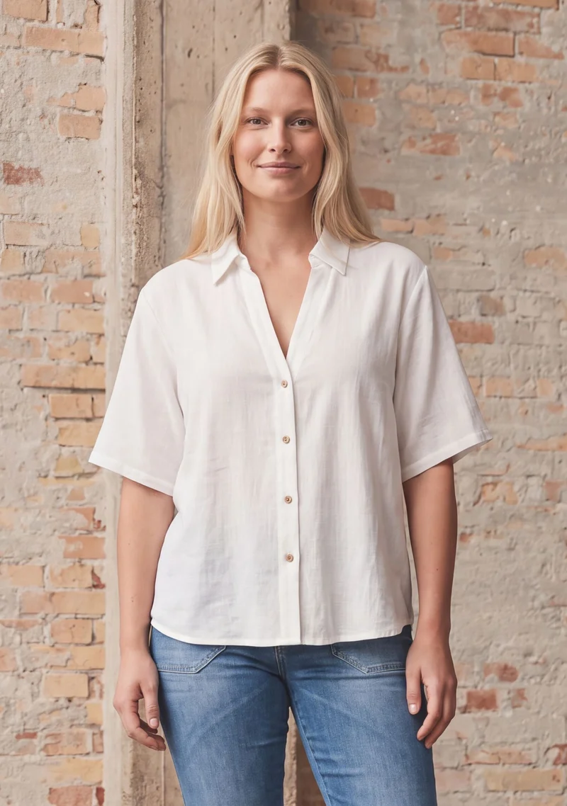 Pearl s/s Shirt - Broken White