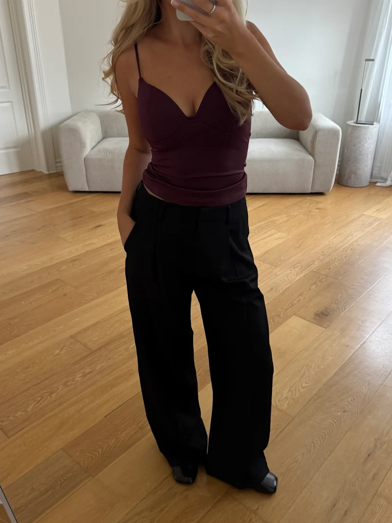 Adora top bordeaux