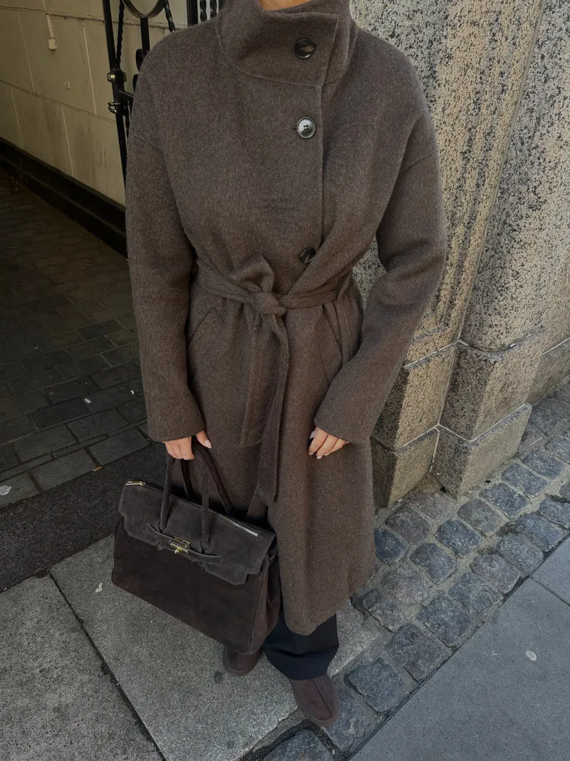 Chantel trenchcoat mørkebrun