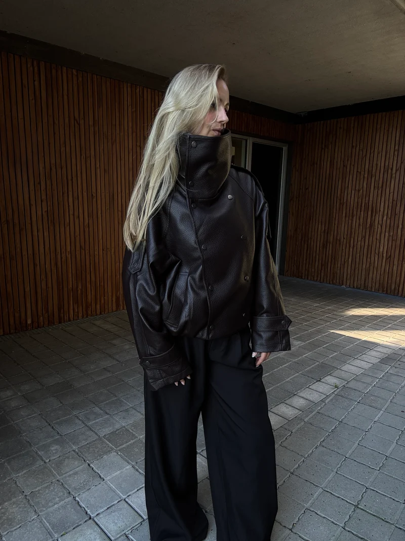 Evana jakke mørkebrun
