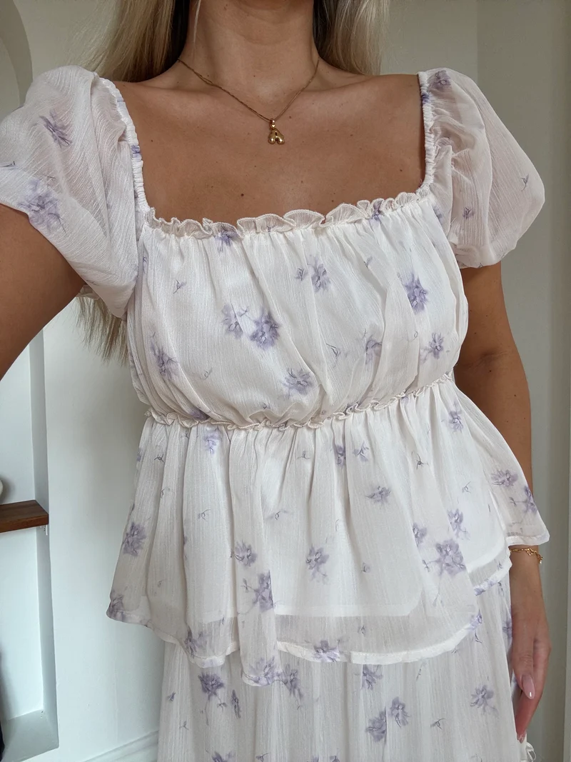 Ella t-shirt creme