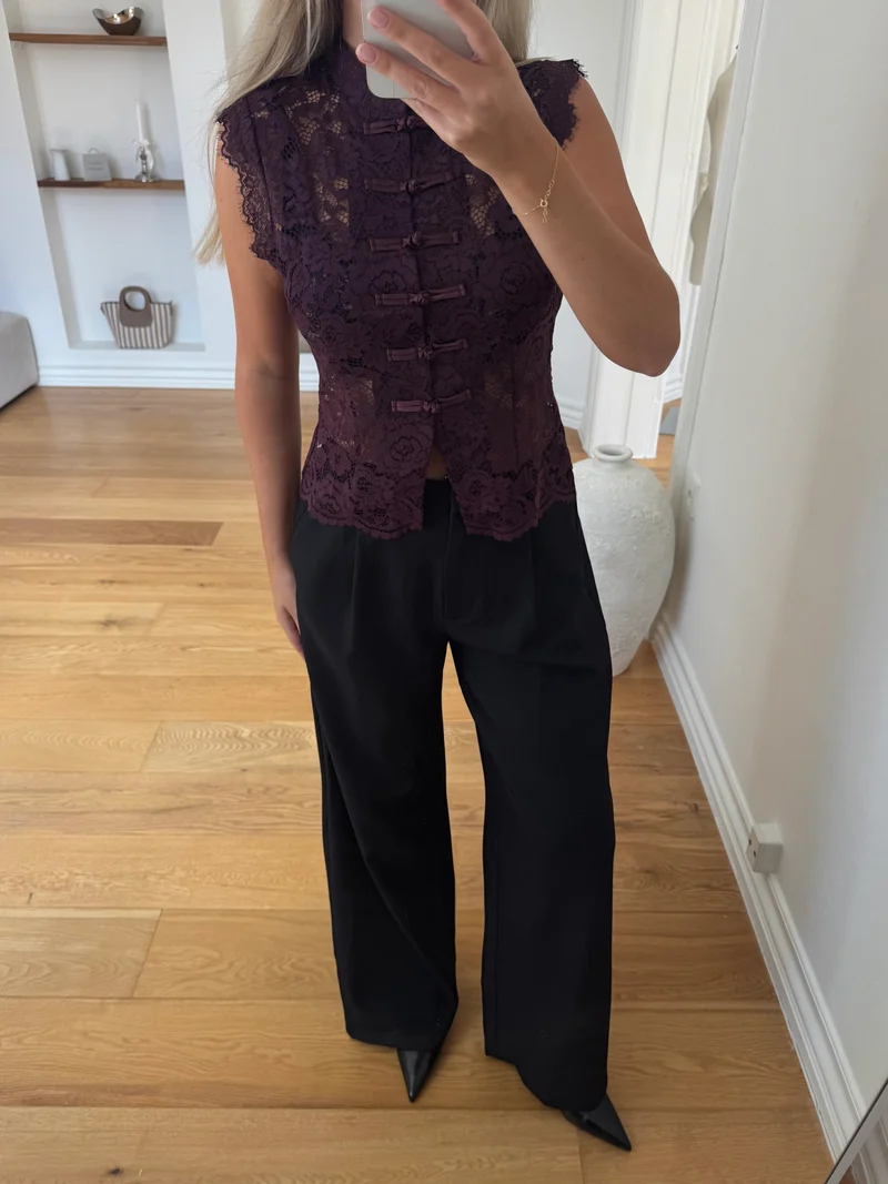 Stella top bordeaux