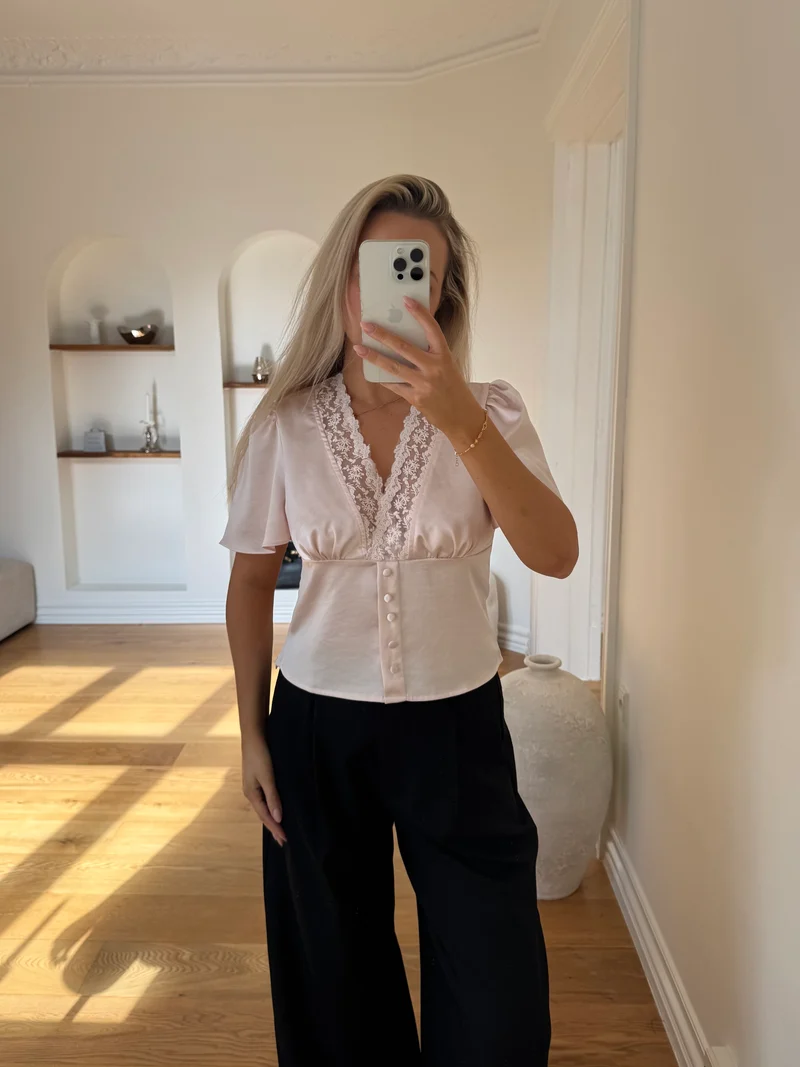 Ida bluse lyserød