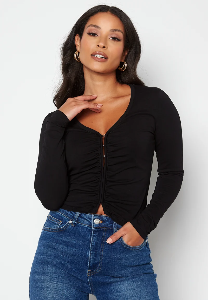 Idelle hook & eye top