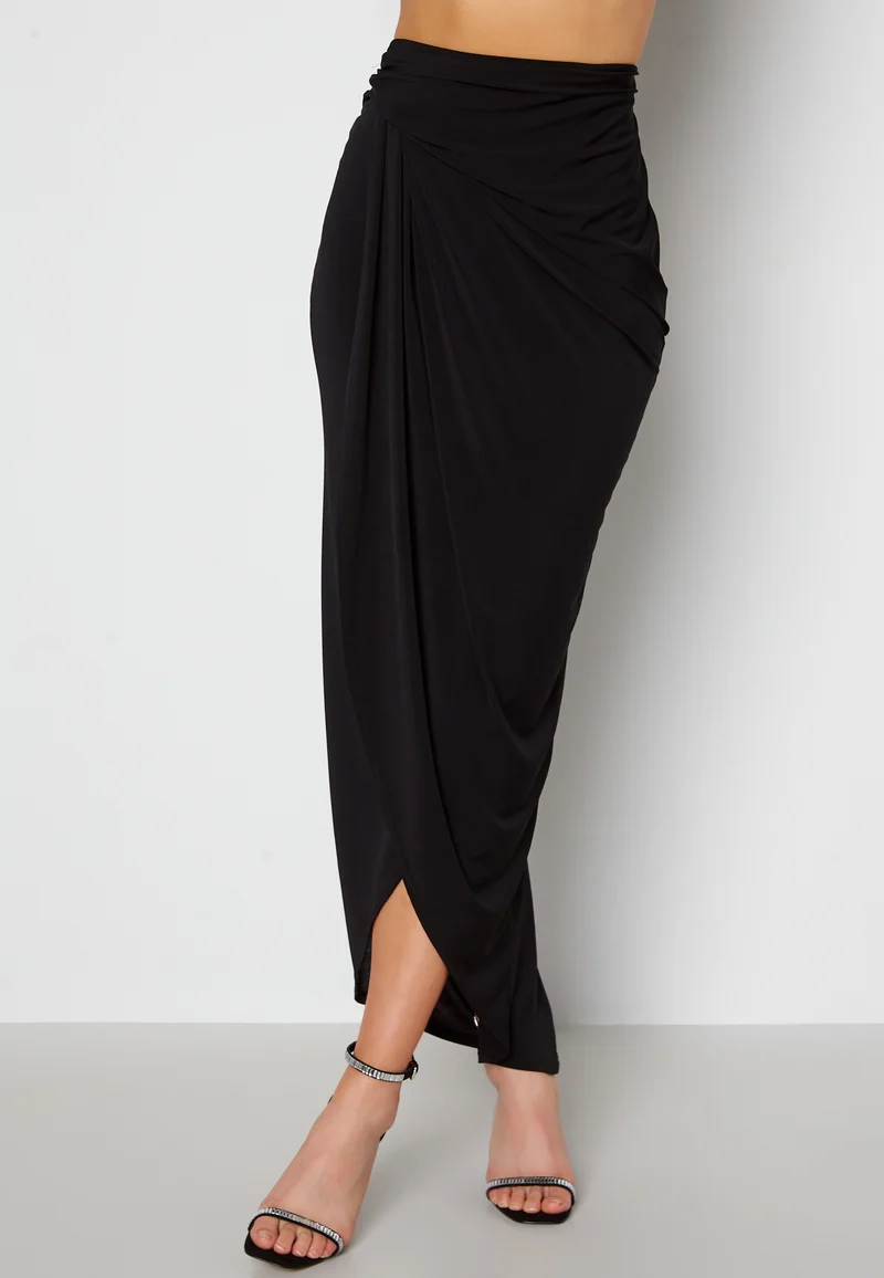 Rouched Maxi Skirt