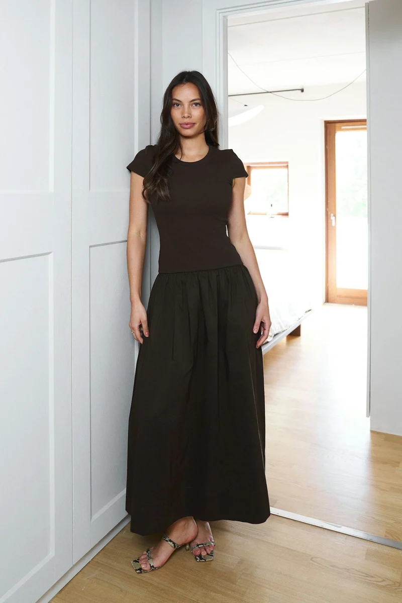 Neo Noir - Tuscany Dress 164766 - 584 - Chocolate Brown