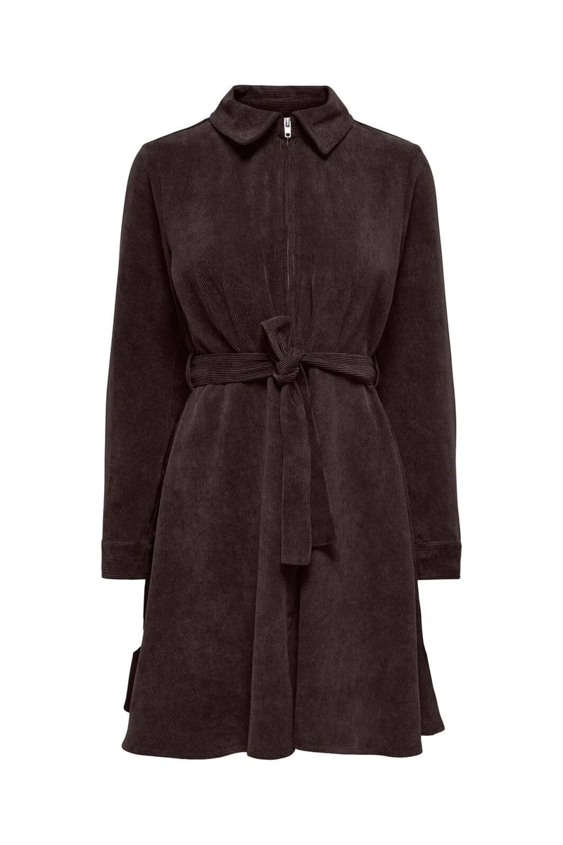 JDY - Jdyulla Ohio L/S Dress Dia - 5143844 Chocolate Torte