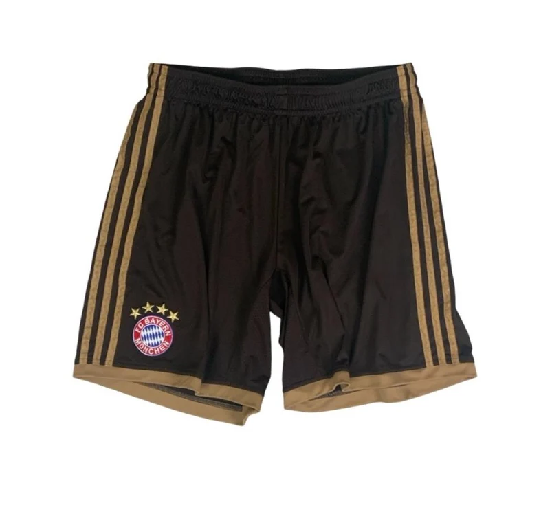 VTG Y2K ADIDAS BROWN BAYERN MUNCHEN 2013/14 FC AWAY SPORTS SHORTS MEDIUM