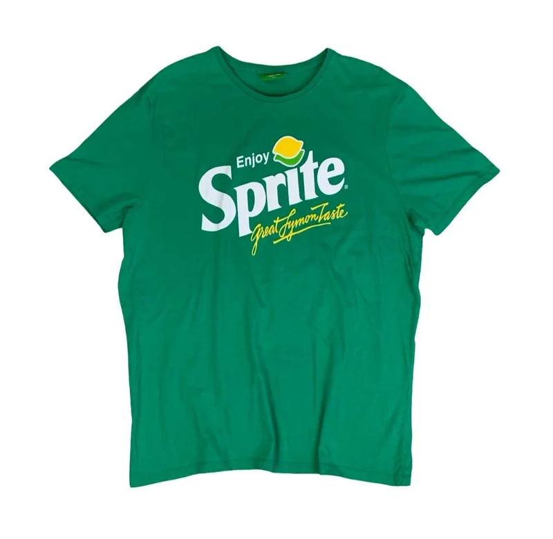 SPRITE GREEN LOGO GRAPHIC TEE MEDIUM LARGE