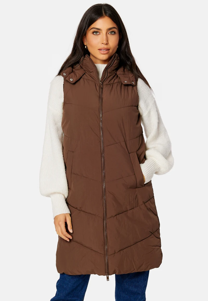 Jamilla Long Puffer Vest