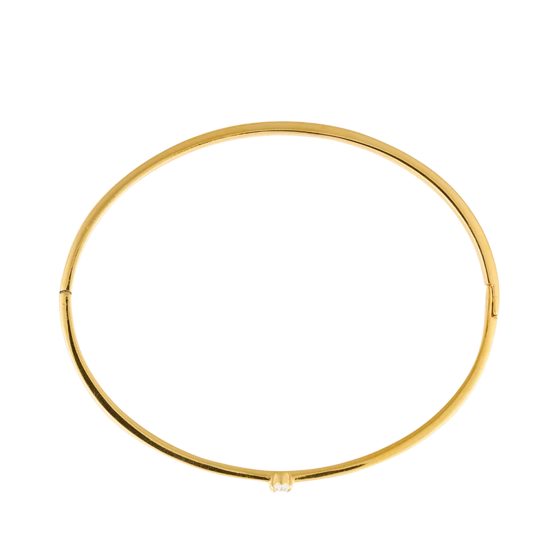 Nisrine Gold Small Bangle - gold