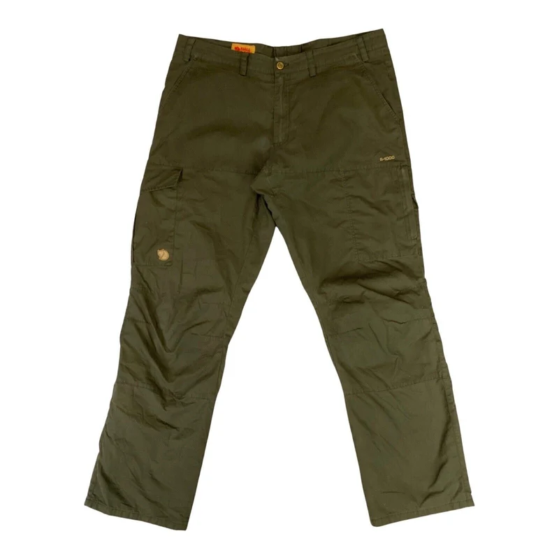 Fjallraven Olive Khaki Ruaha Cargo Trousers G-1000 38-39" Comfort Fit Mid Waist