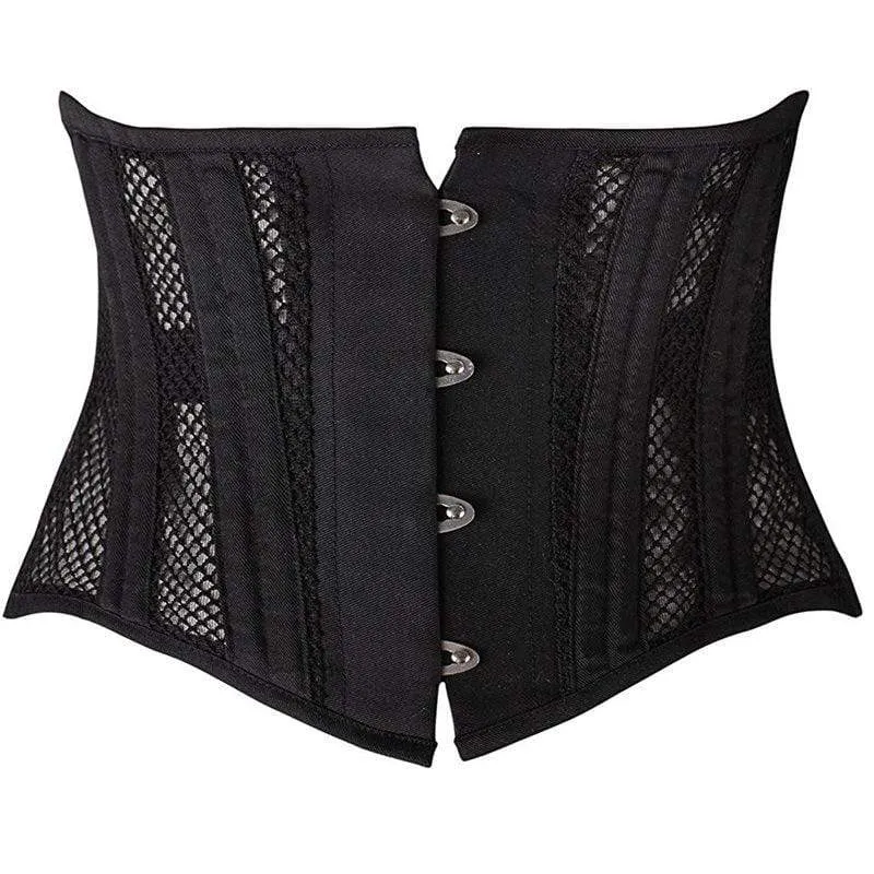 Gothic Mesh underbystkorsetter för kvinnor