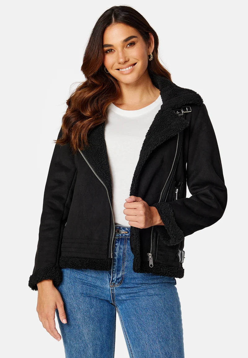 Diana Bonded Aviator Jacket