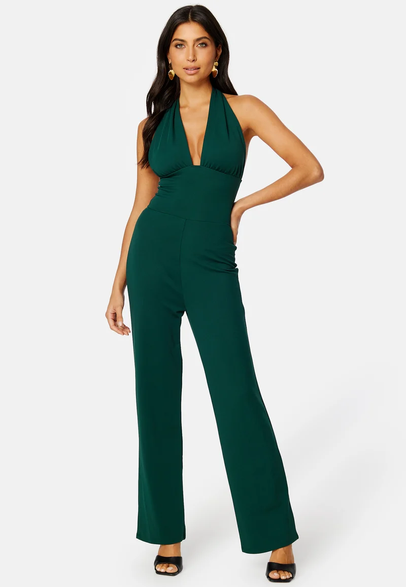 Jesminda halterneck jumpsuit