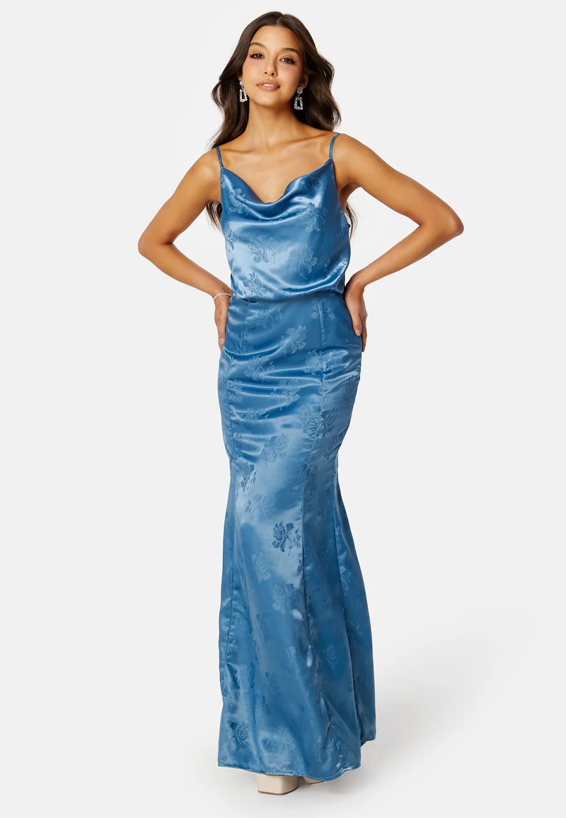 Lucie Jacquard Gown