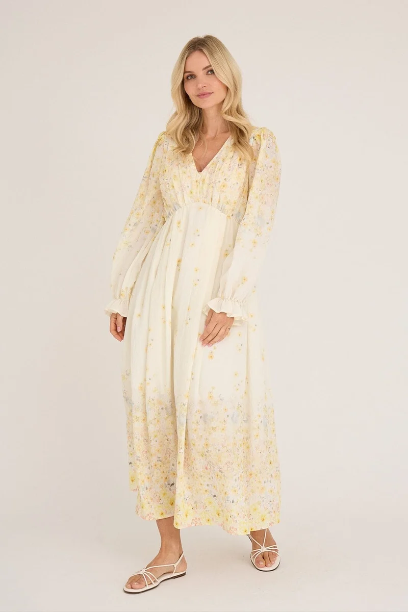 A-View - Aurora Dress AV8140 - 069 - Pale Yellow