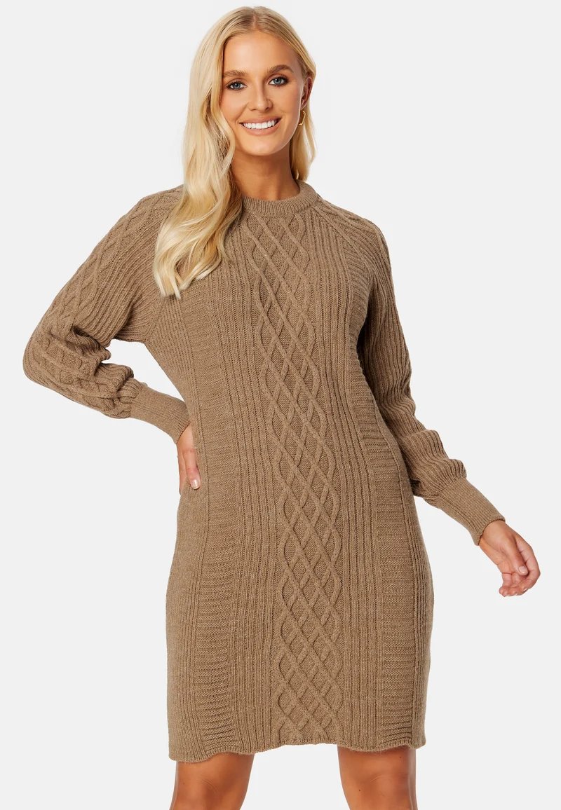 Leise Freya L/S Cable Dress